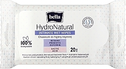 Fragrances, Perfumes, Cosmetics Intimate Hygiene Wet Wipes, 20 pcs - Bella Hydro Natural Wet Wipes