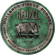 Hair Styling Pomade - Reuzel Green Pomade Grease  — photo N4