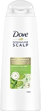 Fragrances, Perfumes, Cosmetics Anti-Dandruff Shampoo - Dove Dermacare Scalp Invigorating Mint Shampoo