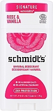 Natural Deodorant Stick 'Rose & Vanilla' - Schmidt's Deodorant Rose Vanilla — photo N4