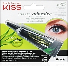 KISS Strip Lash Adhesive Black - False Lashes Glue with Aloe — photo N2