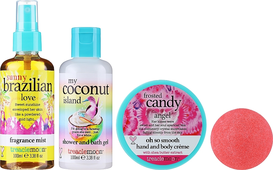 Set - Treaclemoon The Happy Collection (sh/gel/100ml + mist/100ml + bath/riz/80g + h/b/cr/50ml) — photo N2