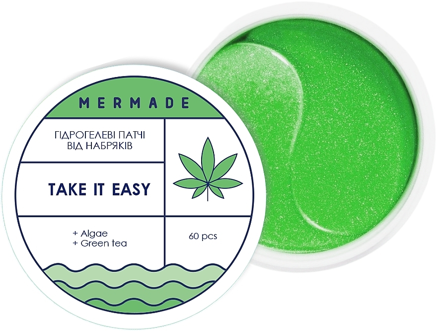 Tonic Hydrogel Eye Patch - Mermade Take It Easy Patch — photo N1