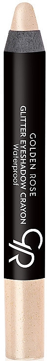 Eyeshadow Crayon - Golden Rose Glitter Eyeshadow Crayon Waterproof — photo N1