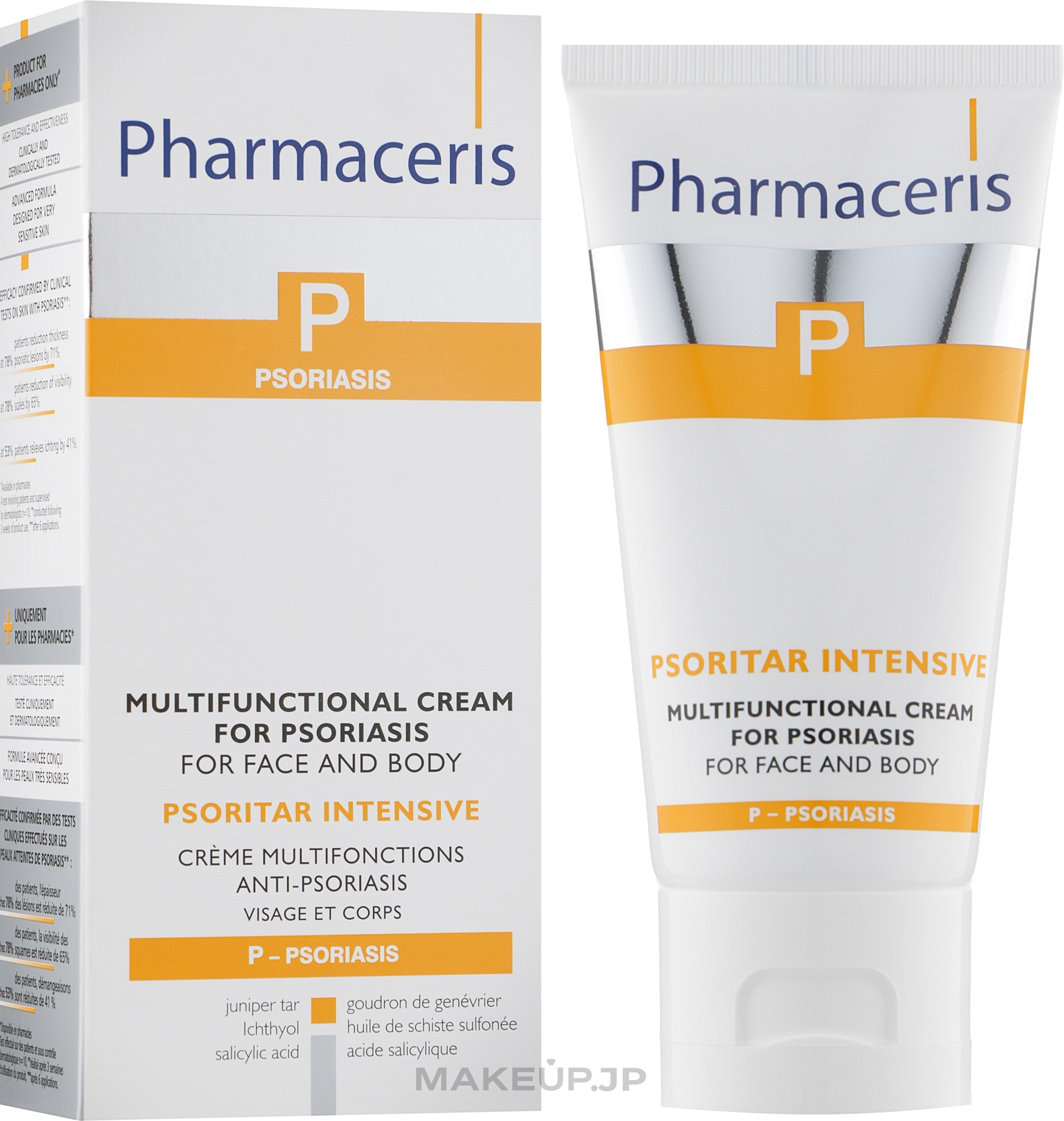 Multifunctional Psoriasis Cream for Face and Body - Pharmaceris P Psoritar Inensive — photo 50 ml