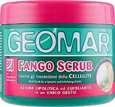Fragrances, Perfumes, Cosmetics Lipolytic Mud Body Scrub - Geomar Fango Mud Scrub Lipolytic Exfoliating Action
