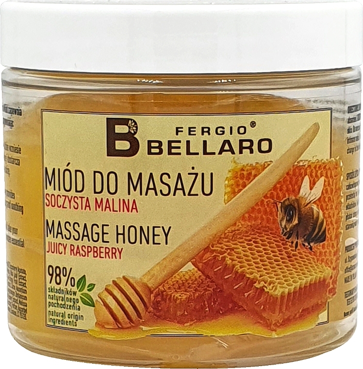 Massage Honey "Juicy Raspberry" - Fergio Bellaro Massage Honey Juicy Raspberry — photo N6