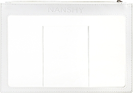 Transparent Makeup Bag, white - Nanshy Clear PVC Makeup Pouch — photo N1