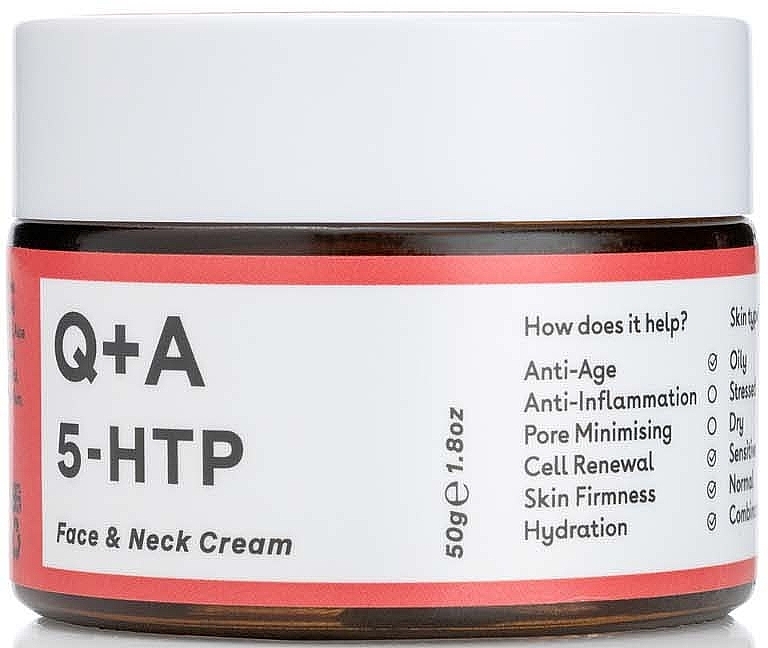 Face & Neck Cream - Q+A 5-HTP Face & Neck Cream — photo N1