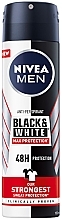 Black & White Antiperspirant - Nivea Men Max Pro 48H Antiperspirant Spray — photo N1