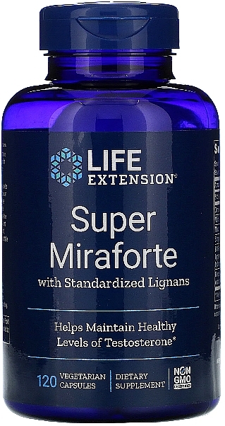 Men Health Complex with Lingnans - Life Extension Super Miraforte — photo N1