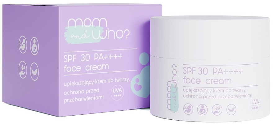 Anti-Pigmentation Face Cream - Mom And Who SPF30 PA++++ Face Cream — photo N1