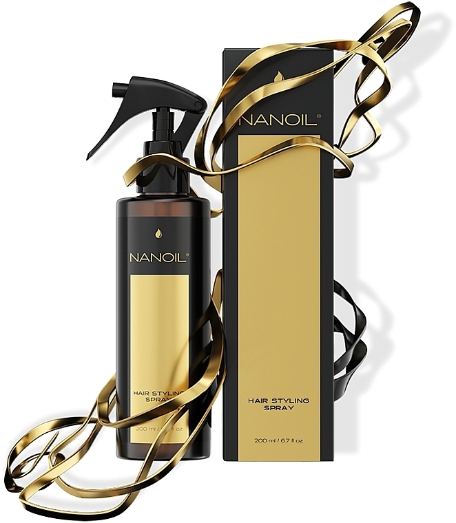 Styling Hair Spray - Nanoil Hair Styling Spray — photo N8