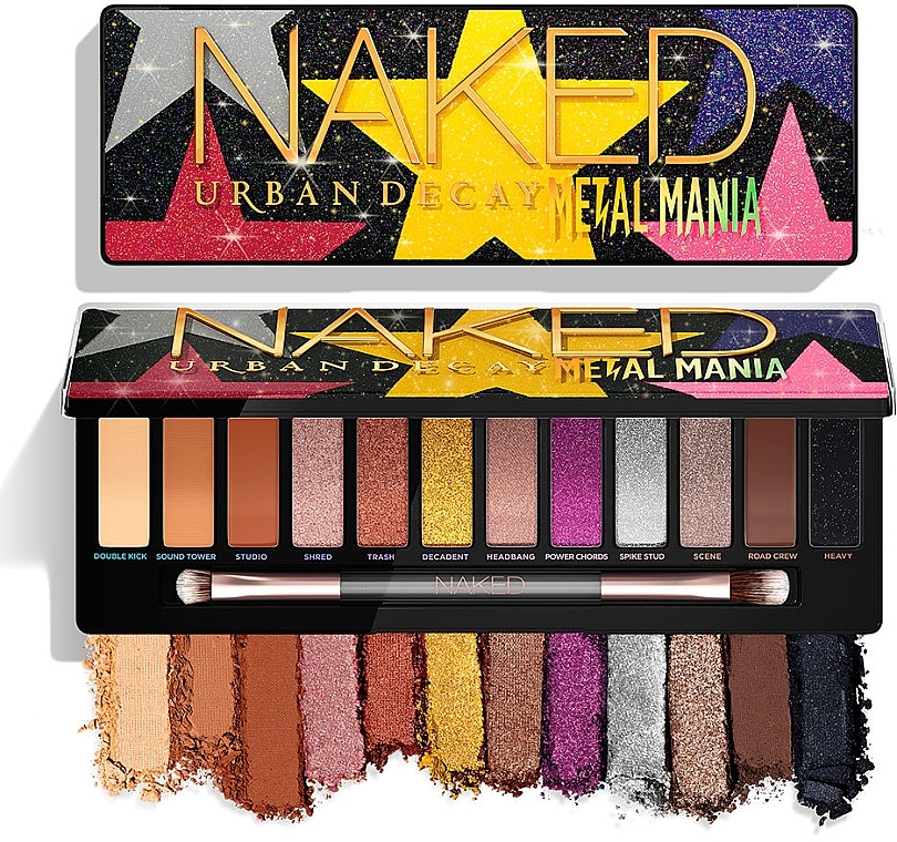 アイシャドウパレット - Urban Decay Naked Metal Mania Eyeshadow Palette — photo N2