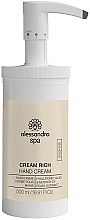 Hand Cream - Alessandro International Spa Cream Rich Hand Cream Salon Size — photo N1