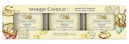 Set - Yankee Candle Singnature Banoffee Waffle (3xcandle/37g) — photo N1