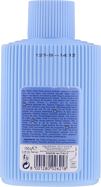 Body Talcum Powder - Felce Azzurra Classic Talcum Powder — photo N4