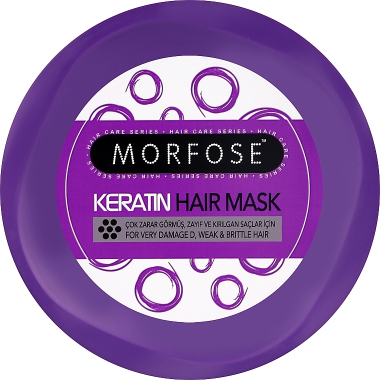 Weak Damaged Hair Mask - Morfose Buble Keratin Hair Mask — photo N1