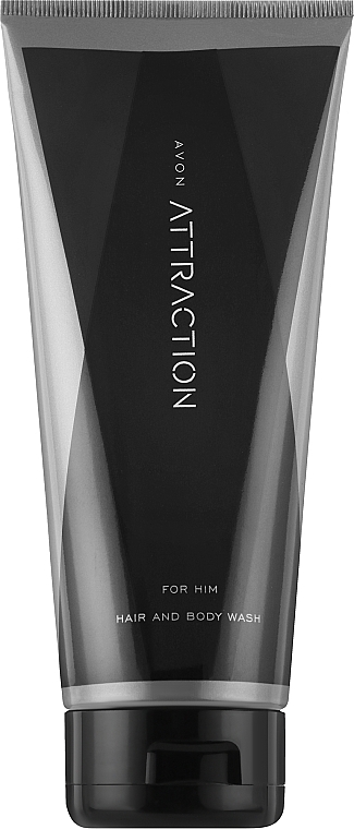 2-in-1 Shower Gel-Shampoo - Avon Attraction For Him Hair And Body Wash — photo N1