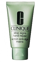 Fragrances, Perfumes, Cosmetics Repairing Hand Cream - Clinique Stop Sings Hand Repair