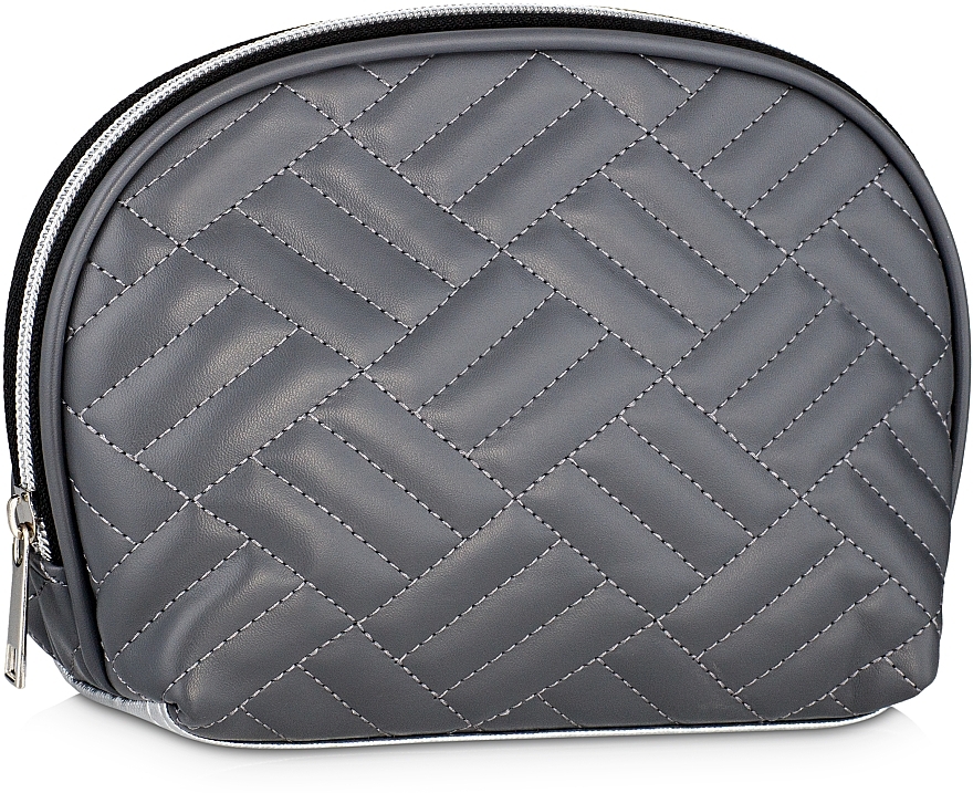 Makeup Bag "Relief", grey - Dini d-129 — photo N7