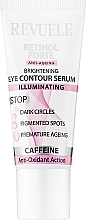 Fragrances, Perfumes, Cosmetics Brightening Eye Contour Serum - Revuele Retinol Forte Brightening Eye Contour Serum