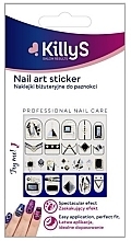 Nail Stickers, 500139 - KillyS Nail Art Sticker Black Shine — photo N5