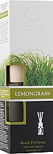 Lemongrass Reed Diffuser with Natural Essential Oils - Aromatika — photo N6