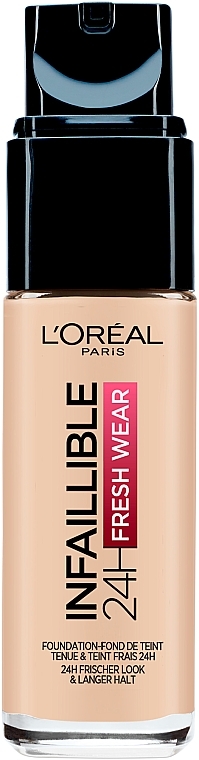 Long-Lasting Foundation with Natural Radiant Finish - L'Oreal Paris Infaillible 24H Fresh Wear Foundation — photo N19