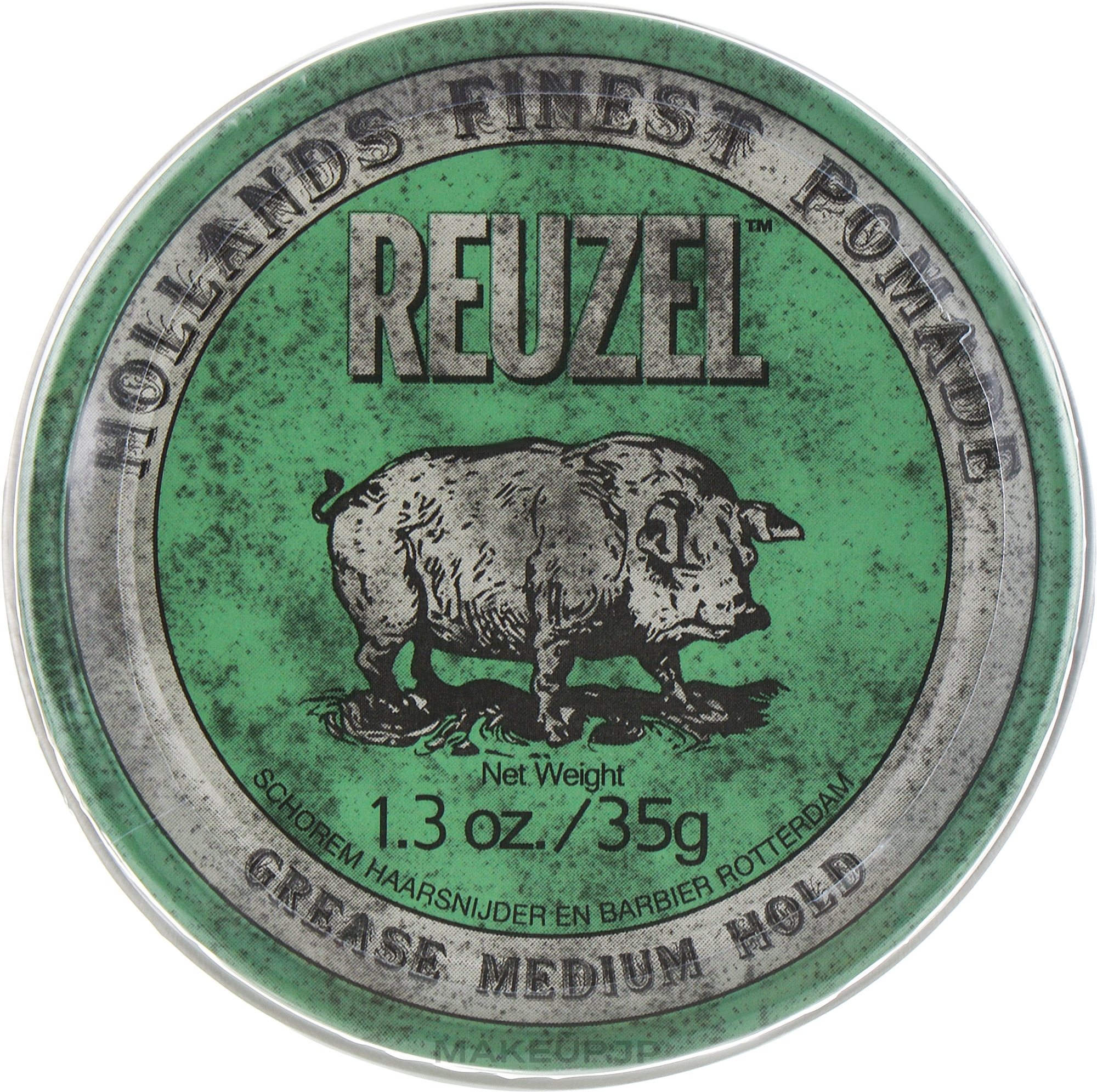 Hair Styling Pomade - Reuzel Green Pomade Grease  — photo 35 g