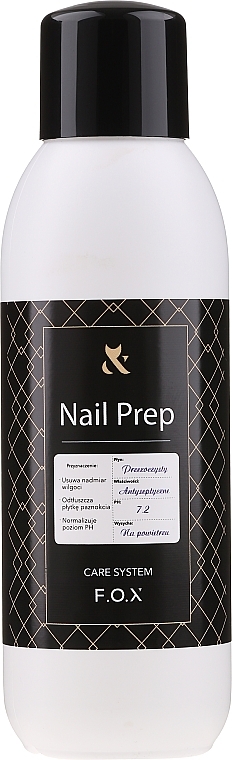 Nail Degreaser - F.O.X Care System Nail Prep — photo N27