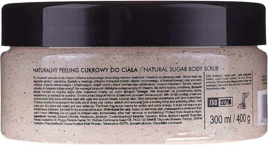 Body Oil Sugar Peeling - Silcare Quin Sugar Body Peel Oil — photo N3