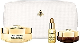 Set - Guerlain Abeille Royale Honey Treatment Age-Defying Program (f/oil/15ml+f/day/cr/50ml+f/night/cr/15ml+bag) — photo N1