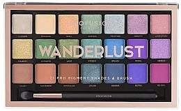 Fragrances, Perfumes, Cosmetics Eyeshadow Palette - Profusion Cosmetics Wanderlust 21 Pro Pigment Shades & Brush