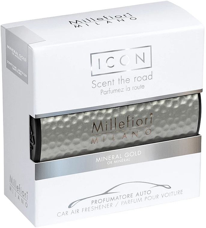 Metal Shadows: Air Car Perfume - Millefiori Milano Icon Metal Shades 83 Oxygen Car Air Freshener — photo N1