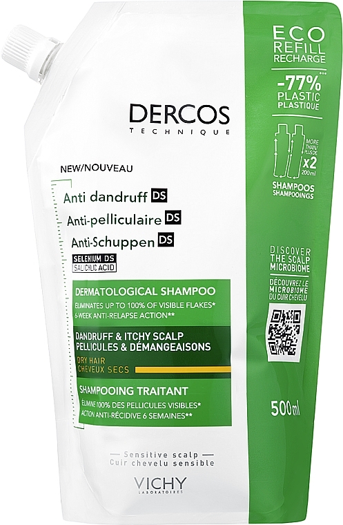 Shampoo - Vichy Dercos Anti-Dandruff Ds Shampoo — photo N2
