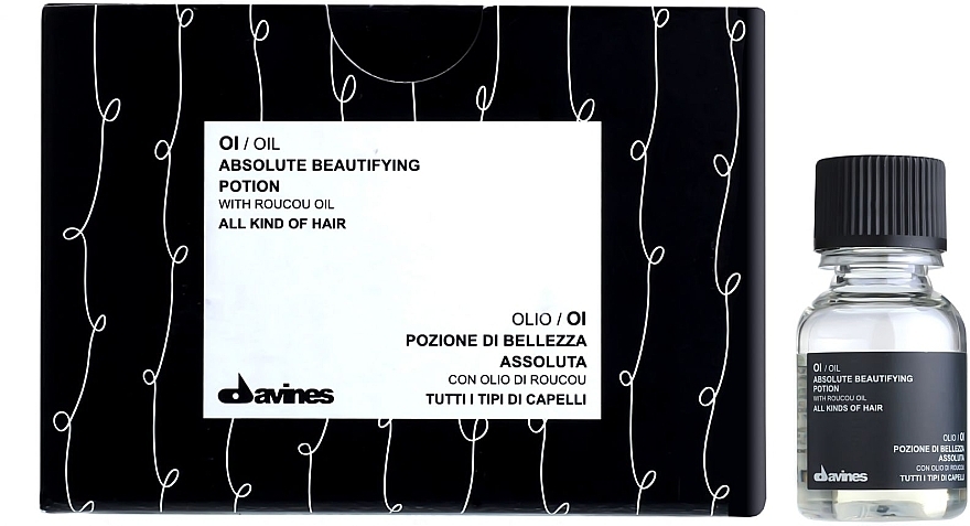 Hair Oil "Absolute Beautifying" - Davines Oi Absolute Beautifying Potion With Roucou Oil — photo N3