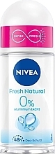 Fragrances, Perfumes, Cosmetics Natural Freshness Roll-On Deodorant - NIVEA Fresh Natural 0% Aluminium Deo Roll-On