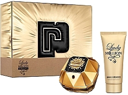 Paco Rabanne Lady Million - Set (edp/50/ml + b/lot/75/ml)  — photo N3