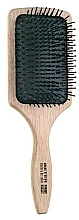 Hair Brush with Rounded Tips, oak wood - Beter Cushion Brush Ball-tip Bristles Oak Wood Collection — photo N4