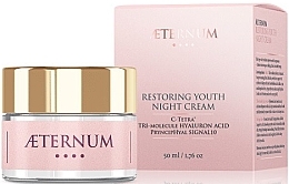 Fragrances, Perfumes, Cosmetics Night Restorative Face Cream - Aeternum Restoring Youth Night Cream