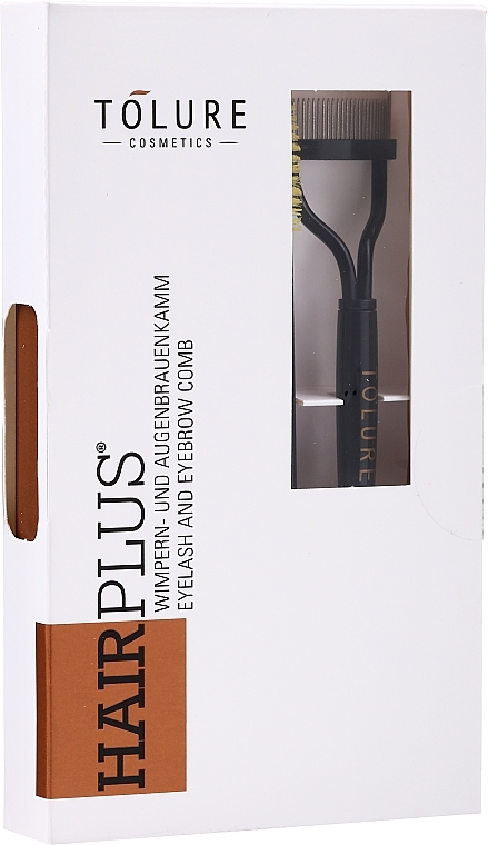 Set - Tolure Cosmetics Hair Plus Eyelash And Eyebrow Comb (brush/2pcs) — photo N1