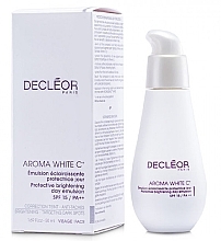 Fragrances, Perfumes, Cosmetics Protective Day Emulsion - Decleor Aroma White C+ Protective Brightening Day Emulsion SPF 15