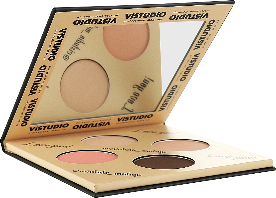 Magnetic Palette with Mirror - ViStudio Viso (4 x 6g) — photo N3