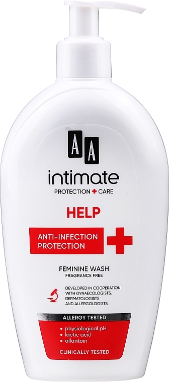 Intimate Wash Emulsion - AA Intimate Help+ Emulsion Anti-Infection Protection Emulsion — photo N1