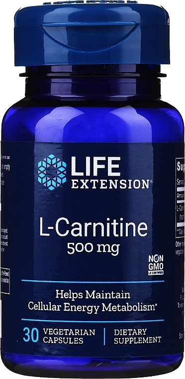 Dietary Supplement "Carnitine" - Life Extension L-Carnitine — photo N3