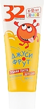 Fragrances, Perfumes, Cosmetics Enamel Strengthening. Juicy Fruit Kids Toothpaste - Modum 32 Pearls Junior