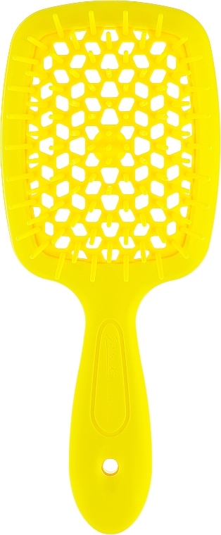 Hair Brush, neon yellow - Janeke Small Superbrush Neon Yellow — photo N12