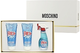 Fragrances, Perfumes, Cosmetics Moschino Fresh Couture - Set (edt/50ml + b/lot/100ml + sh/gel/100ml)