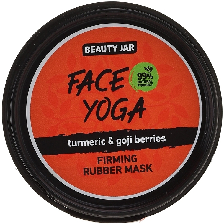 Peel-Off Face Mask with Turmeric & Goji Berry Extracts - Beauty Jar Fase Yoga Firming Rubber Mask — photo N9